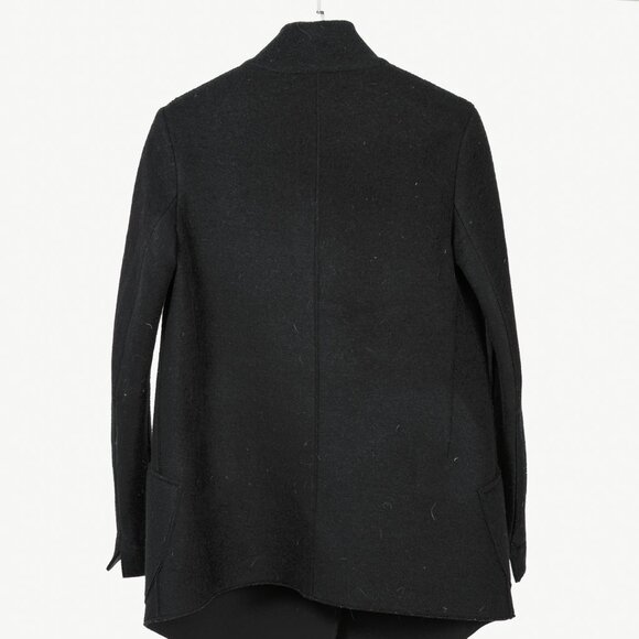 Marie Saint Pierre Black Boiled-Wool Blazer - Picture 2 of 9